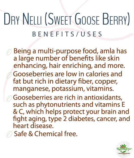 Dry Nelli (Sweet Goose Berry)